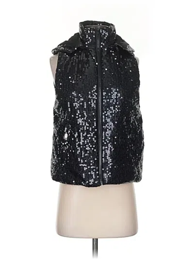 Pre-owned Betsey Johnson Vest In Black