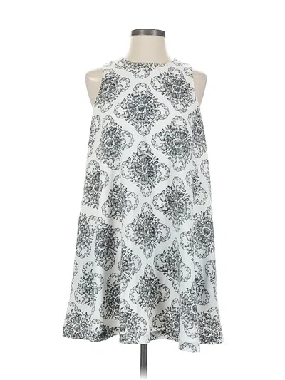 Pre-owned Rvca Casual Dress In Silver