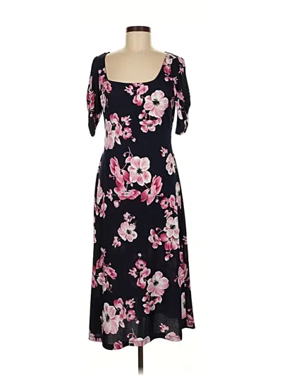 Pre-owned Connected Apparel Casual Dress In Black