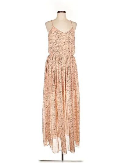 Pre-owned Bar Iii Casual Dress In Brown