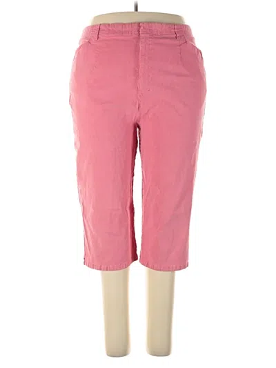 Pre-owned Gloria Vanderbilt Casual Pants In Pink