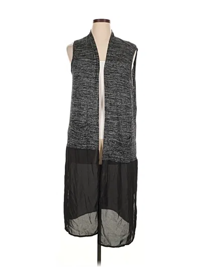 Pre-owned Pebble And Stone Cardigan Sweater In Gray