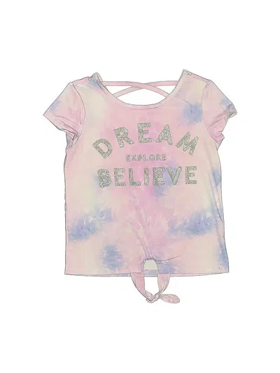 Pre-owned 90 Degree By Reflex Kids' Short Sleeve T-shirt In Pink