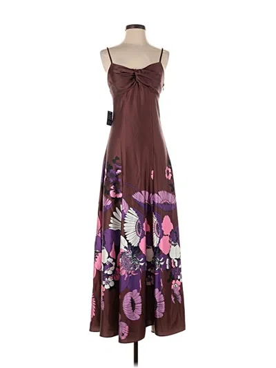 Pre-owned Express Casual Dress In Brown