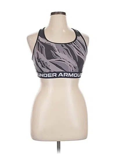 Pre-owned Under Armour Sports Bra In Silver