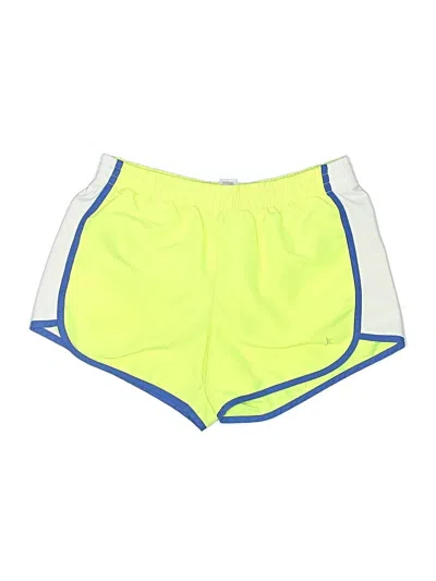 Pre-owned Danskin Now Athletic Shorts In Yellow