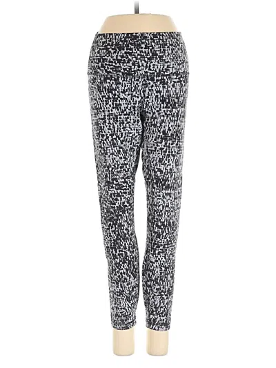 Pre-owned Lululemon Athletica Active Pants In Silver