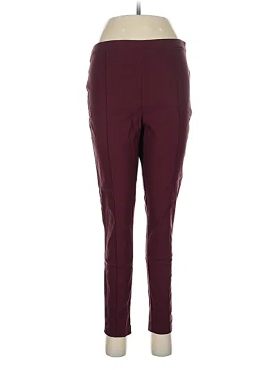 Pre-owned Asos Design Active Pants In Burgundy