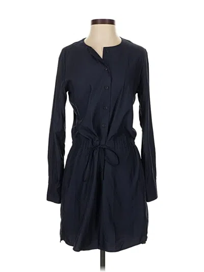 Pre-owned Uniqlo Casual Dress In Blue