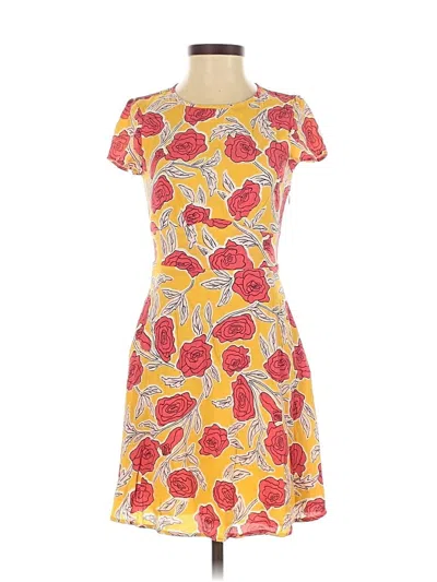 Pre-owned Los Angeles Atelier & Other Stories Casual Dress In Orange