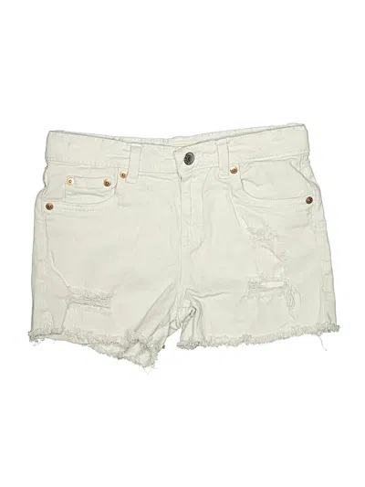 Pre-owned Levi's Denim Shorts In White