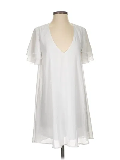 Pre-owned Show Me Your Mumu Casual Dress In White