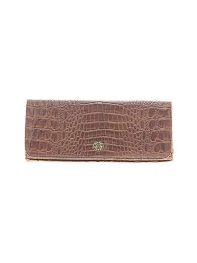 Pre-owned Isaac Mizrahi For Target Clutch In Brown