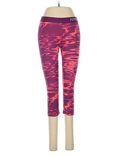 Pre-owned Nike Active Pants In Purple