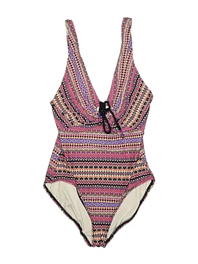 Pre-owned Anne Cole One Piece Swimsuit In Purple