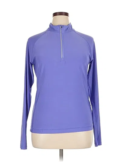 Pre-owned Asics Long Sleeve T-shirt In Purple