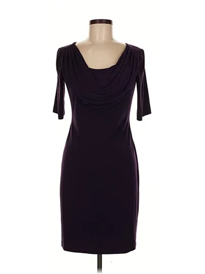Pre-owned Connected Apparel Cocktail Dress In Purple
