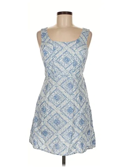 Pre-owned Japna Casual Dress In Blue
