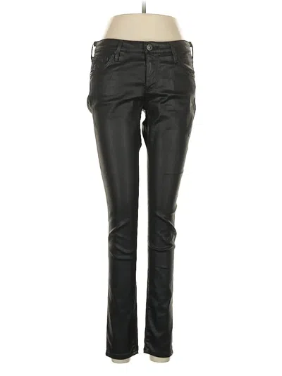 Pre-owned Adriano Goldschmied Jeggings In Black