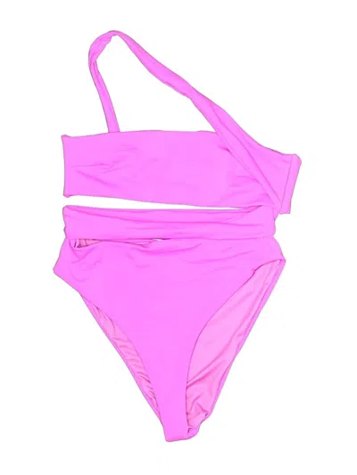 Pre-owned Agua Bendita One Piece Swimsuit In Pink