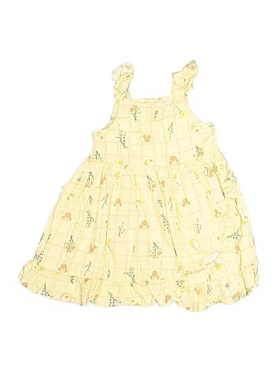 Pre-owned Disney Kids' Dress In Yellow