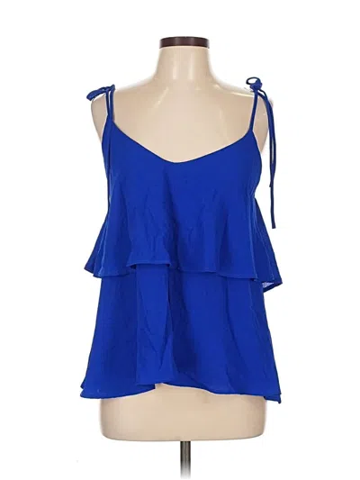 Pre-owned Vine & Love Sleeveless Blouse In Blue