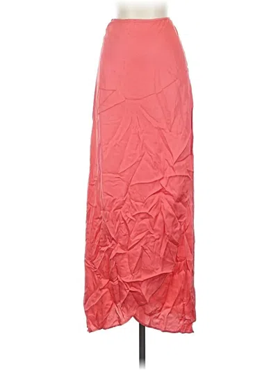 Pre-owned Michael Stars Formal Skirt In Red