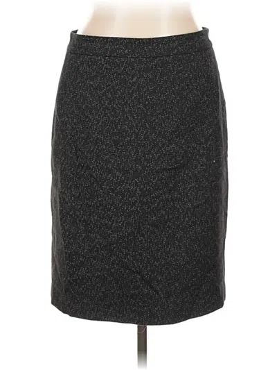 Pre-owned Ann Taylor Factory Formal Skirt In Gray
