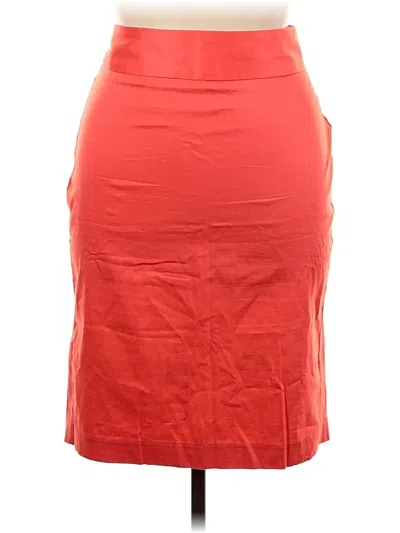 Pre-owned Lane Bryant Casual Skirt In Red