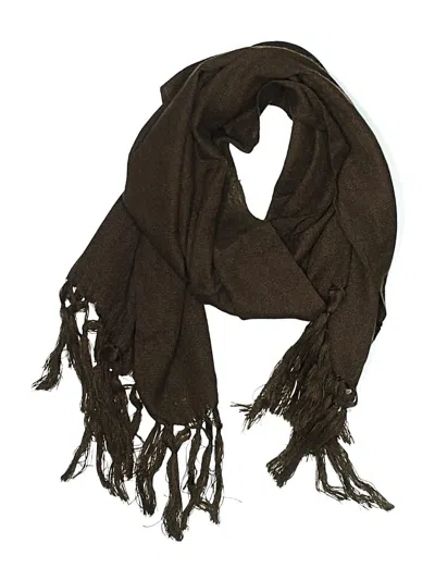 Pre-owned Unbranded Scarf In Brown