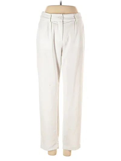 Pre-owned Ark & Co. Casual Pants In White