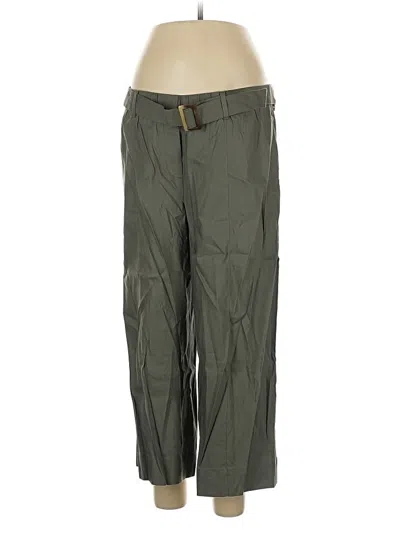 Pre-owned Jjill Linen Pants In Green