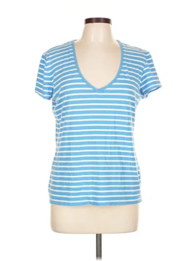 Pre-owned Banana Republic Factory Store Short Sleeve T-shirt In Blue