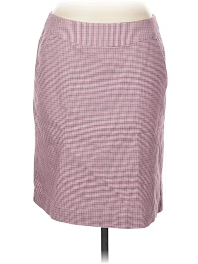 Pre-owned L.l.bean Casual Skirt In Burgundy