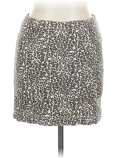 Pre-owned Free People Casual Skirt In Gray