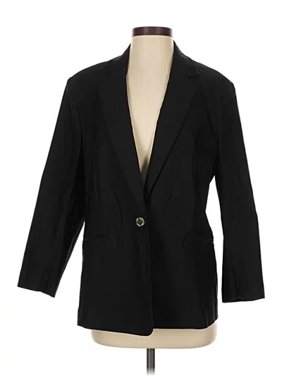 Pre-owned Anne Klein Blazer Jacket In Black