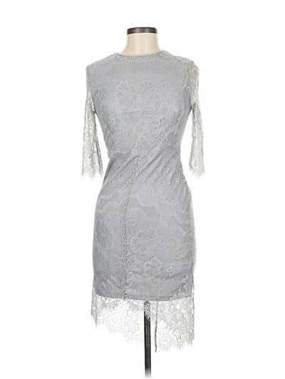 Pre-owned Lulus Cocktail Dress In Gray