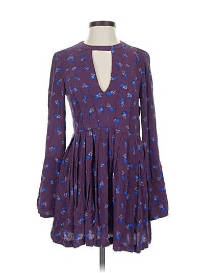 Pre-owned Free People Kimono In Purple