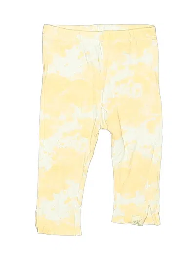Pre-owned Burt's Bees Baby Kids' Casual Pants In Yellow