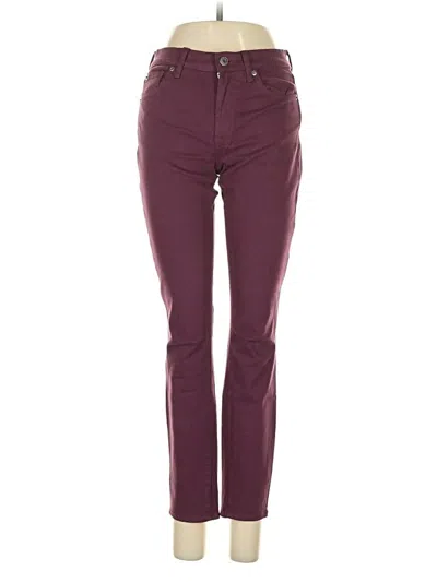 Pre-owned Gap Casual Pants In Burgundy