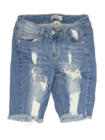 Pre-owned Judy Blue Denim Shorts In Blue