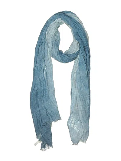 Pre-owned Michael Stars Scarf In Blue