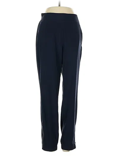 Pre-owned Athleta Track Pants In Blue