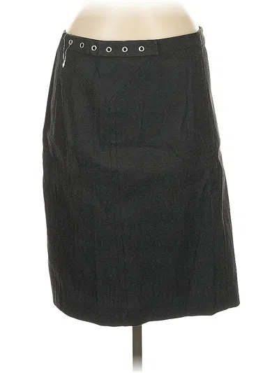 Pre-owned Narciso Rodriguez Formal Skirt In Gray
