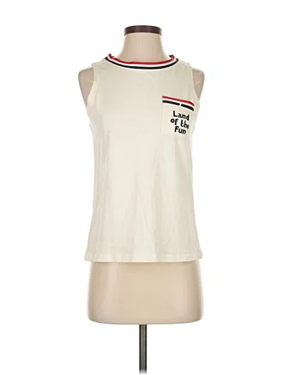 Pre-owned Junk Food Sleeveless T-shirt In White