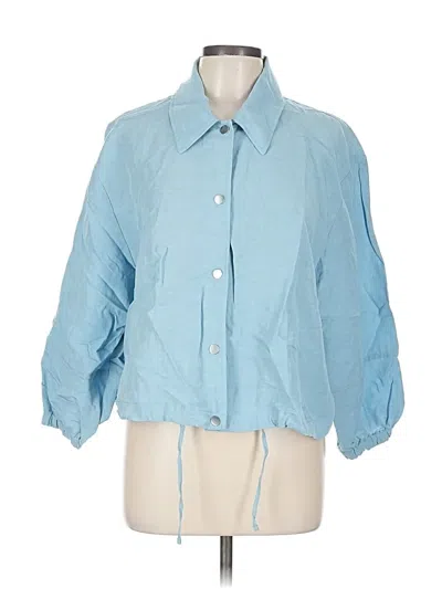 Pre-owned Banana Republic Jacket In Blue