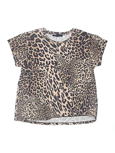 Pre-owned Allsaints Kids'  Short Sleeve T-shirt In Brown