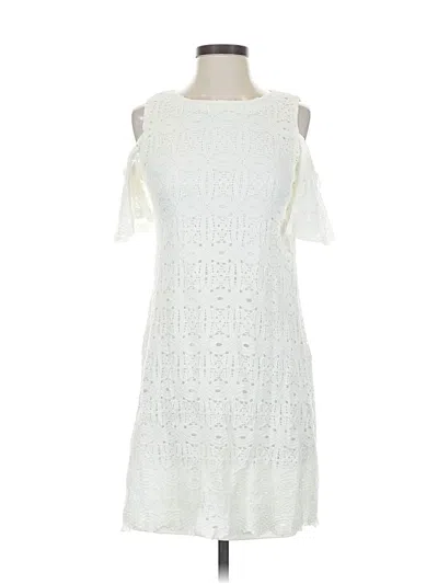 Pre-owned Rn Studio By Ronni Nicole Cocktail Dress In White