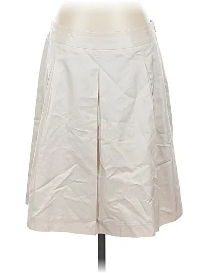 Pre-owned Bcbgmaxazria Formal Skirt In White