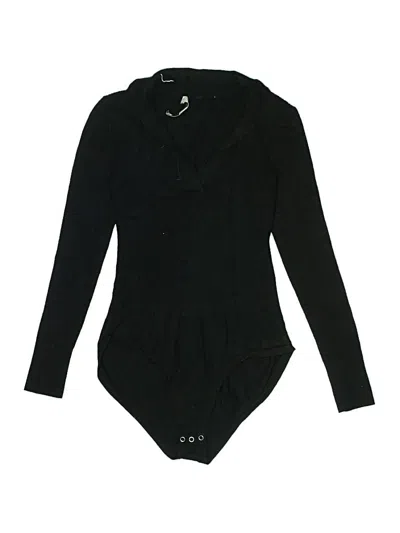 Pre-owned Ann Taylor Loft Bodysuit In Black